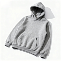 Vente en gros Sweats à capuche personnalisés en polaire vierge de haute qualité Streetwear lourd pour hommes Designer unisexe