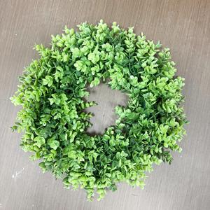 Nueva hoja de manzana de eucalipto verde 50cm guirnalda CORONA DE Navidad coronas para decoración del hogar - Product Image 5