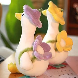 Peluche <span class=keywords><strong>a</strong></span> forma di anatra, simpatico e morbido, con motivo, imbottito in cotone PP <span class=keywords><strong>extra</strong></span> morbido, regalo di compleanno, cuscino da abbraccio - Product Image 1