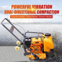 Compacteur à plaques à moteur essence Heartripples C90T Mini avec moteur de 3 kW pour la construction routière et la pose d'asphalte