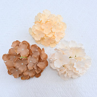 Têtes de fleurs d'hortensia artificielles multicolores en soie pour les arrangements floraux de mariage, la fête des mères, Pâques, Noël, les murs