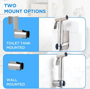 Pistolet de pulvérisation pour bidet en acier inoxydable CCTV, à débit réglable – Design moderne pour toilettes et accessoires de salle de bain - Product Image 1