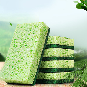 Thickened Wood Pulp Dishwashing Sponge Rectangle Pad For Kitchen Cleaning Pots And Pans - Product Image 1