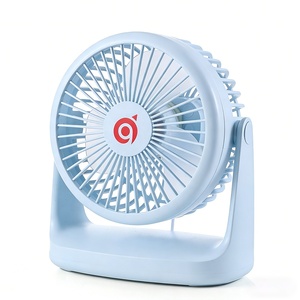 Ventilateur de table portable à commande mécanique rechargeable, deux vitesses, silencieux, « <span class=keywords><strong>vent</strong></span> naturel », avec réglage d'angle pour utilisation en extérieur et en voiture - Product Image 1