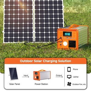Générateur portable 3000W avec batterie au lithium LiFePO4 110V/220V, idéal pour le camping en extérieur, fonction UPS solaire intégrée - Product Image 3