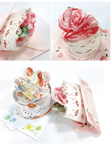 2025 nouvelles cartes de voeux de gâteau sucré 3D Pop up cartes de voeux d'<span class=keywords><strong>anniversaire</strong></span> avec enveloppes pour enfants femmes amis - Product Image 5