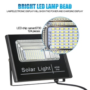 25W-200W 2020 Nouveau Éclairage <span class=keywords><strong>Solaire</strong></span> Alimenté Avec Capteurs Étanche Extérieur Lumière De Jardin - Product Image 2