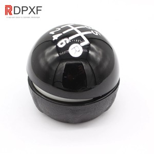 Pour <span class=keywords><strong>Fiat</strong></span> <span class=keywords><strong>500</strong></span> 500C 2012-2013, levier de vitesses manuel 5/6 vitesses, pommeau de levier de vitesses, accessoires de voiture, pommeau de levier de vitesses - Product Image 1