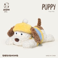 Peluche Chien Ruby Amusant, Adorable Coussin en Peluche, Super Doux, Rembourré en Polyester et Coton PP, Poupée de Sommeil, Cadeau