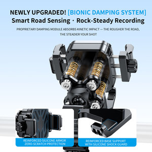 Dudukan Ponsel Motor Anti Goyang, Penyangga Ponsel Sepeda untuk Stang Sepeda Motor, Dudukan Ponsel Anti Getaran - Product Image 1