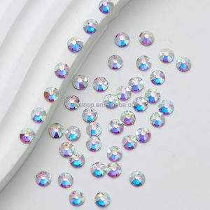 Selina kristal 8 büyük ve 8 küçük yönleriyle yuvarlak sıcak düzeltme Rhinestones-cam Strass giyim, takı yapımı ve akşam çanta - Product Image 5