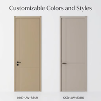 Portes intérieures en bois laqué, style minimaliste moderne et luxueux, durables pour les appartements résidentiels