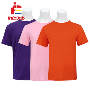 Maglietta 95 poliestere 5 spandex a sublimazione a manica corta camicie colorate in cotone - Product Image 5
