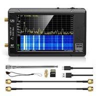 TinySA penganalisa spektrum RF genggam layar ULTRA 4 inci 100K -5.3GHz Generator nomor huruf