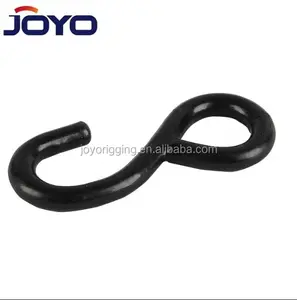 PVC Đen Tráng Hàng Lashing End Phù Hợp 25 Mét S Hook