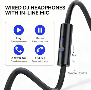Auriculares Inalámbricos para DJ Yuou, 72 Horas de Batería, Plegables, con Puerto de Compartir, Monitor de Estudio, 3.5mm, IPX-3 - Product Image 3