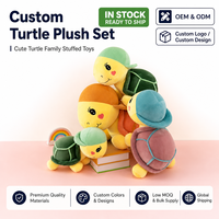 Vente en gros, bonnet élastique super doux, peluche tortue avec dessin animé mignon, fruits brodés, rembourrage coton PP 30/40/50/60cm pour bébé