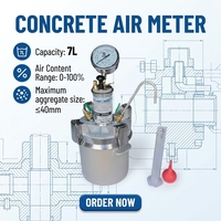 Type B Concrete Air Content Meter for Construction Material Testing