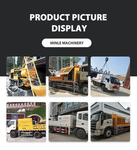 MINLE Dieselbetriebene LKW-Montierte Betonpumpe mit Ausleger 200m Vertikal/1000m Horizontal Förderung 50m/h für Großbaustellen - Product Image 5