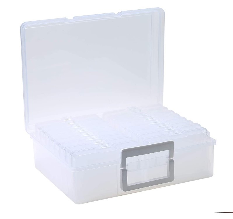 Boîte De Rangement Graines 30 Cases – Organisateur Diamant Painting / Graines Légumes Fleurs – Sac Zippé + Étiquettes (Orange)