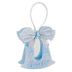 Bolsita de Regalo Azul Claro con Diseño de Ángel para Decoración de Bebés y Niños - Product Image 1
