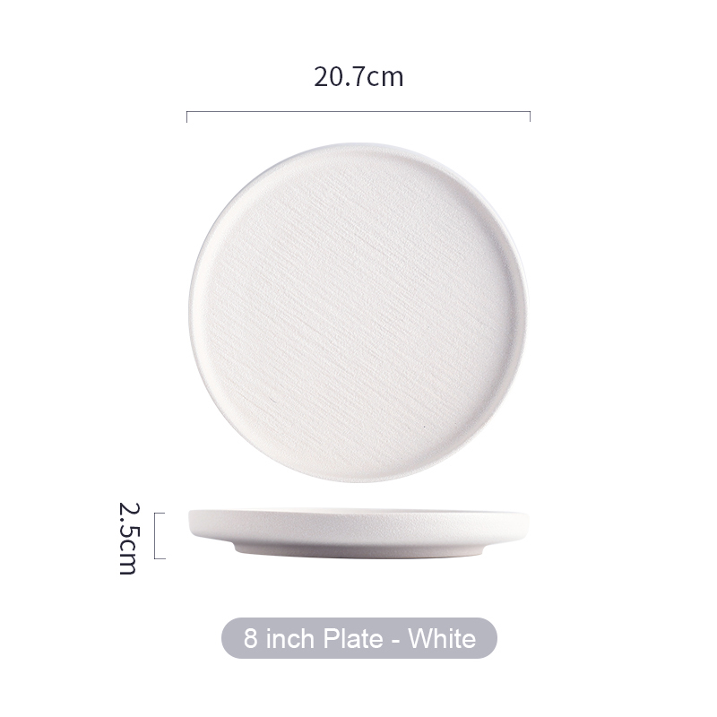 8'' White