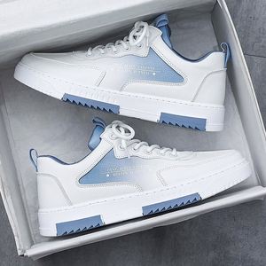 1 1 2025 New Fashion Trend Men's Four Seasons Burst <b>Small</b> White Shoes Low-top Casual Board Shoes - Product Image 4