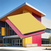 Material Compuesto de Aluminio de Grado Exterior Moderno, Revestimiento de Pared Ligero e Impermeable con Recubrimiento de PVDF de 3 mm/4 mm, Sistema de Revestimiento de Paredes, Lámina ACP