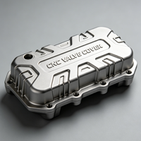 Fabrication OEM ODM, fraisage CNC, couvercle de soupape de moteur en aluminium billette 6061-T6, gravure de logo personnalisée, pièces détachées automobiles, perçage CNC