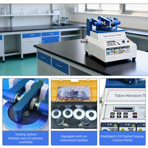 TABER Aşınma Test Cihazı |   Çift Tekerlekli Taşlama + Otomatik Durdurma |   Yüksek Doğruluk |   1 Yıl |   Boya/Deri/Tekstil Giysileri için - Product Image 4
