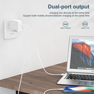 Chargeur <span class=keywords><strong>rapide</strong></span> USB <span class=keywords><strong>Type</strong></span> <span class=keywords><strong>C</strong></span> GaN 65W, adaptateur de <span class=keywords><strong>charge</strong></span> super <span class=keywords><strong>rapide</strong></span> 65W - Product Image 6