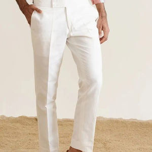 กางเกงสำหรับผู้ชายกางเกงทางการระบายอากาศได้ดีดีไซน์ใหม่ขนาดกลางสวมใส่สบาย - Product Image 1