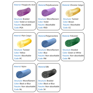 <span class=keywords><strong>Suturas</strong></span> Quirúrgicas Desechables <span class=keywords><strong>de</strong></span> Nailon, Polipropileno y Seda No Absorbible <span class=keywords><strong>de</strong></span> 2-0, 3-0, 4-0, 45 cm, 75 cm, 90 cm, con Marcado CE <span class=keywords><strong>para</strong></span> Uso Veterinario, al por Mayor - Product Image 5