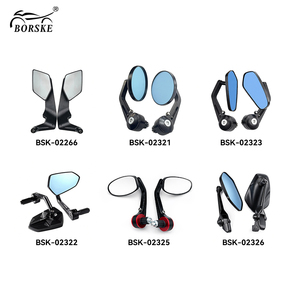 Specchietti Retrovisori Laterali Universali per Moto Honda, Suzuki, Kawasaki, Yamaha, <span class=keywords><strong>Ducati</strong></span>, Scooter e Moto Stradali - Product Image 5