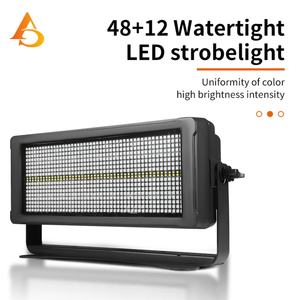 Luz Estroboscópica LED RGBW Profesional AICPOSE, Resistente al Agua, para Festivales y Fiestas, DMX512, para Exteriores - Product Image 1