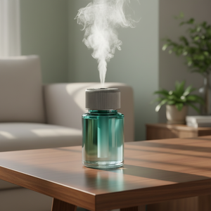 Deodorante per Auto in Vetro con Profumo Aromaterapico, Spray Automatico e Intelligente, Rimozione Odori, Posizionamento nel Portabicchieri - Product Image 1