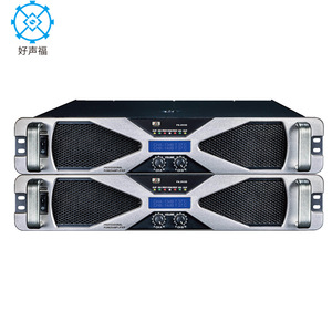 Xibon Professional AV Power Amplifier 2 4-Channel Stage KTV Audio System with 0.1% Distortion 4-8 Ohm Impedance App Support - Product Image 2