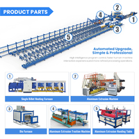 Equipo de Extrusión de Perfiles de Aluminio de Grado Industrial de 1000T para Producción de Perfiles de Puertas y Ventanas con Soporte CE