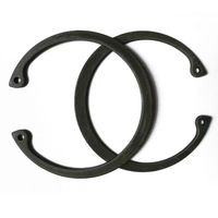 High Quality DIN 472 Internal Retaining Black Spring Steel 65Mn Snap Rings Retaining Ring Circlips for Hole