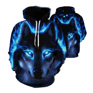 Oversize Men's Eco-Friendly Breathable Quick Dry Sweatshirt Pullover Logo 3D All Silk Screen Printed Promotion Plain Hoodies
