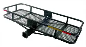 Rack de bagagem dobrável para carro, dobrável, em pó, revestido, universal, suporte universal para telhado