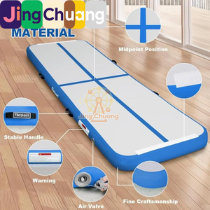 <span class=keywords><strong>Tapis</strong></span> <span class=keywords><strong>de</strong></span> gymnastique et <span class=keywords><strong>de</strong></span> yoga <span class=keywords><strong>gonflable</strong></span> transfrontalier, équipement <span class=keywords><strong>de</strong></span> protection pour la <span class=keywords><strong>gym</strong></span>, la danse, les arts martiaux et l'entraînement <span class=keywords><strong>de</strong></span> flips, avec surface brossée pour le sport - Product Image 6