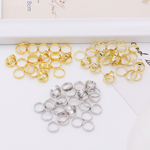 Copper Frame 18K Gold Plated Double Hole Bead Connector For Bracelets Necklaces Jewelry Accessories - Product Image 1