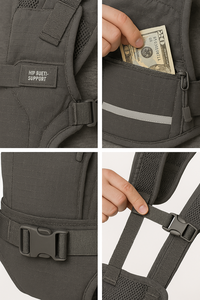 Comodo <span class=keywords><strong>marsupio</strong></span> per uomo e <span class=keywords><strong>donna</strong></span> con tasche laterali - Product Image 6