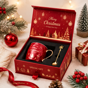 Luxury Christmas Foldable Gift Box Packaging Featuring <b>Foam</b> and Rigid Box - Product Image 1