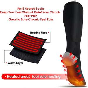 5V Power <span class=keywords><strong>Bluetooth</strong></span>-Enabled Heated Crew Level Chaussettes de ski décontractées Chauffage électrique Jetable pour le corps de ski en plein air en hiver - Product Image 6