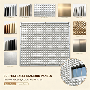 Sistema de Fachada 3D Moderno con Paneles de Aluminio Perforado, Revestimiento Metálico Anticorrosión, Panel Decorativo para Pared - Product Image 4