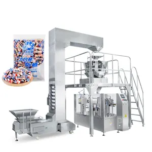High Speed Premade Pouch Filling And Sealing Machine Candy Small Bag Into Large Bag Packing Machine