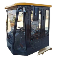 Kaca jendela pintu depan kabin wheel loader Shantui untuk suku cadang assy buldoser