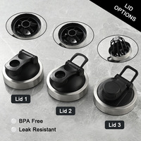 Bouteille de shaker à protéines en acier inoxydable avec logo personnalisé, compartiment pour boule mélangeuse, anti-fuite, sans BPA, 600 ml, pour la salle de sport et la remise en forme